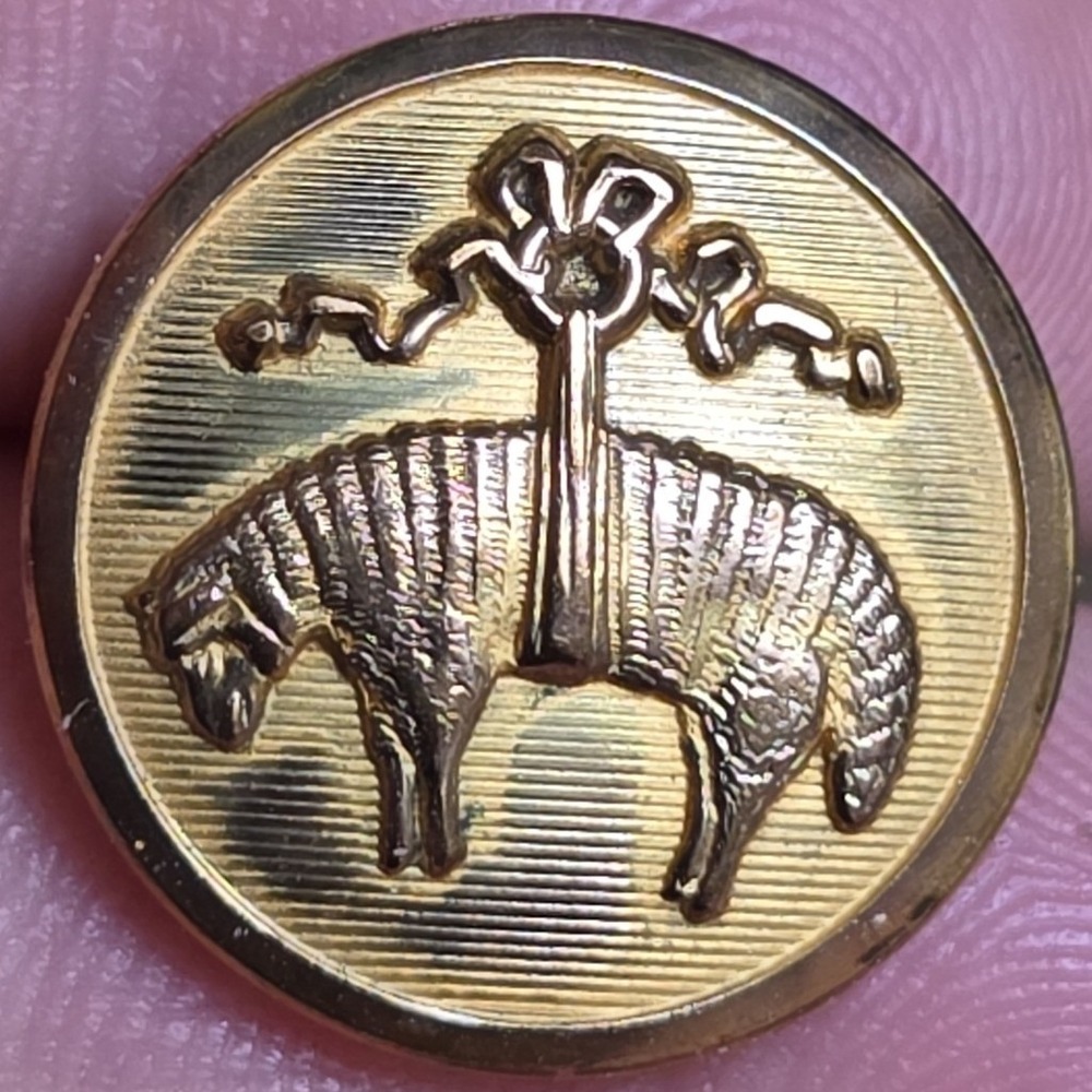 Brooks Brothers Golden Fleece Blazer Button Waterbury Button Co Gold Tone Metal